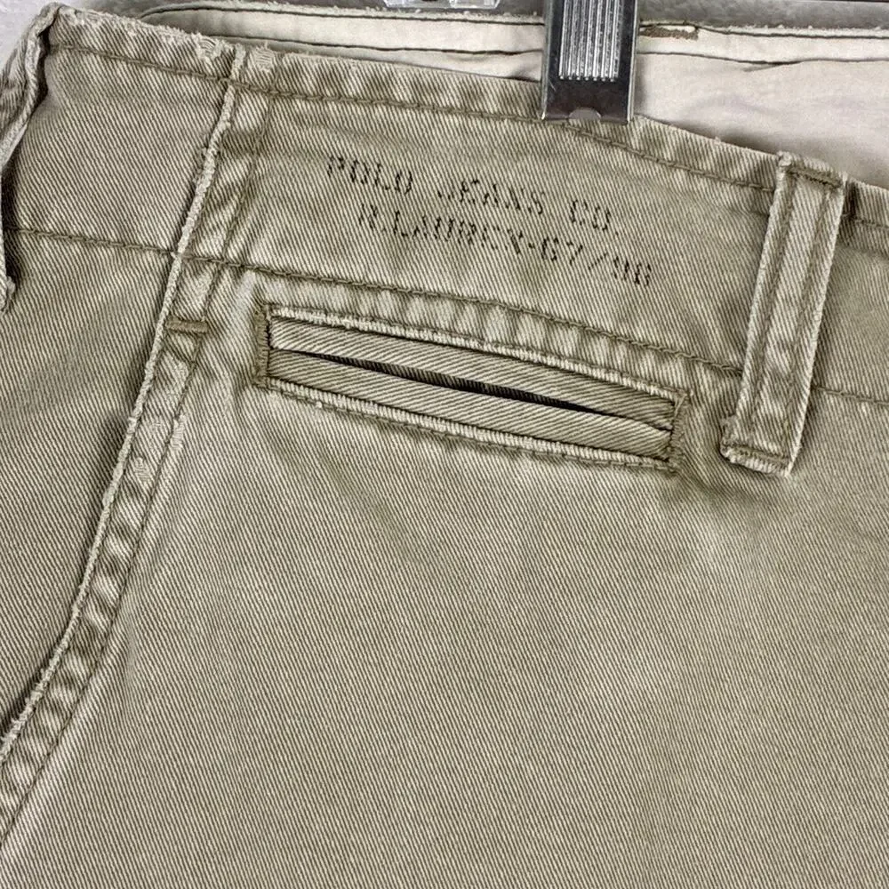 VTG Polo Jeans Co Ralph Lauren Field Pants Mens 38x30 RL 67 Military Baggy Y2K